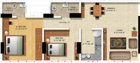 2 Bhk Flats Apartments And Other Properties For Sale In